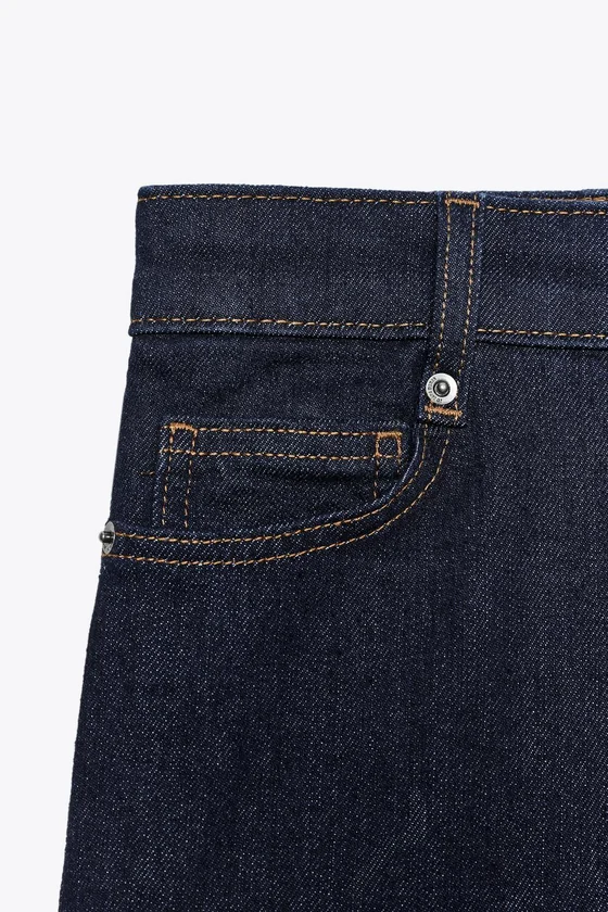 ДЖИНСЫ  С ВЫСОКОЙ ПОСАДКОЙ — коллекция Zara «ZW»