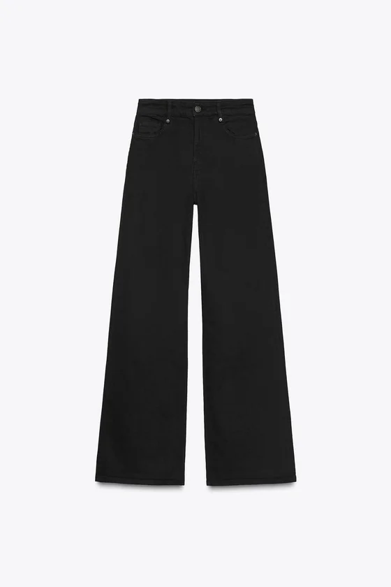 ДЖИНСЫ  С ВЫСОКОЙ ПОСАДКОЙ — коллекция Zara «ZW»