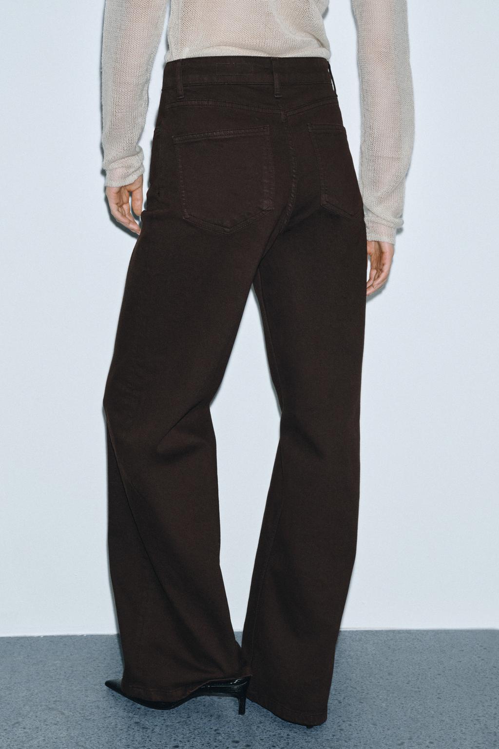 ДЖИНСЫ WIDE LEG С ВЫСОКОЙ ПОСАДКОЙ — ZW COLLECTION