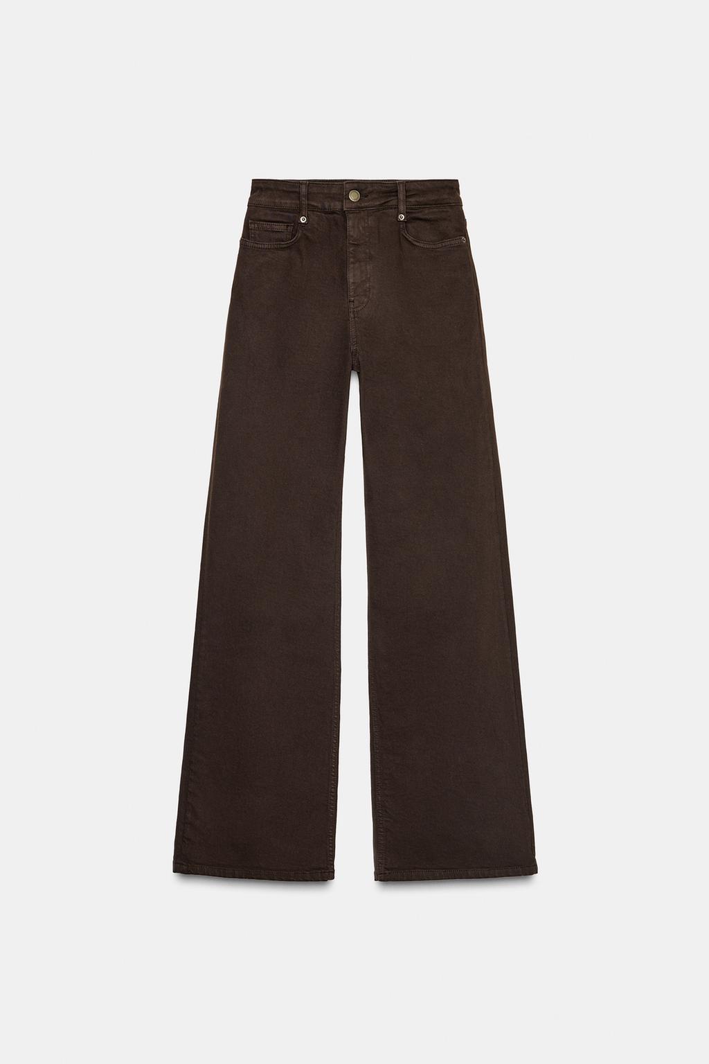 ДЖИНСЫ WIDE LEG С ВЫСОКОЙ ПОСАДКОЙ — ZW COLLECTION