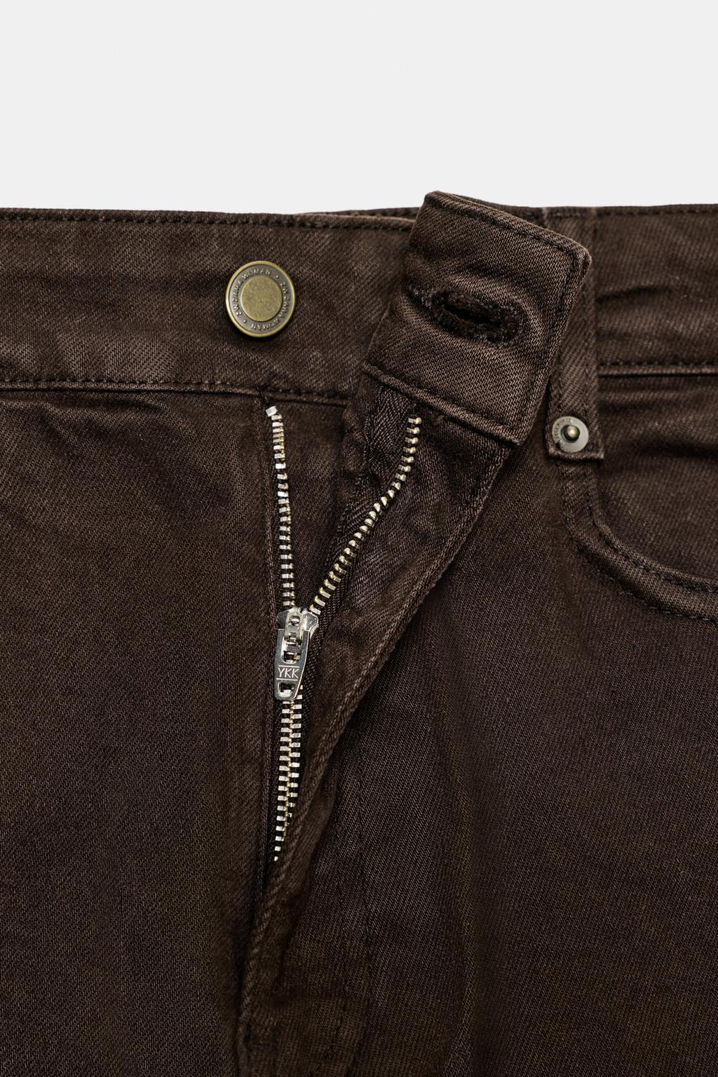 ДЖИНСЫ WIDE LEG С ВЫСОКОЙ ПОСАДКОЙ — ZW COLLECTION