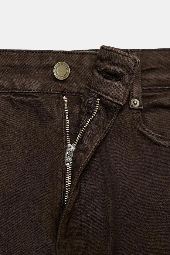 ДЖИНСЫ  С ВЫСОКОЙ ПОСАДКОЙ — коллекция Zara «ZW»