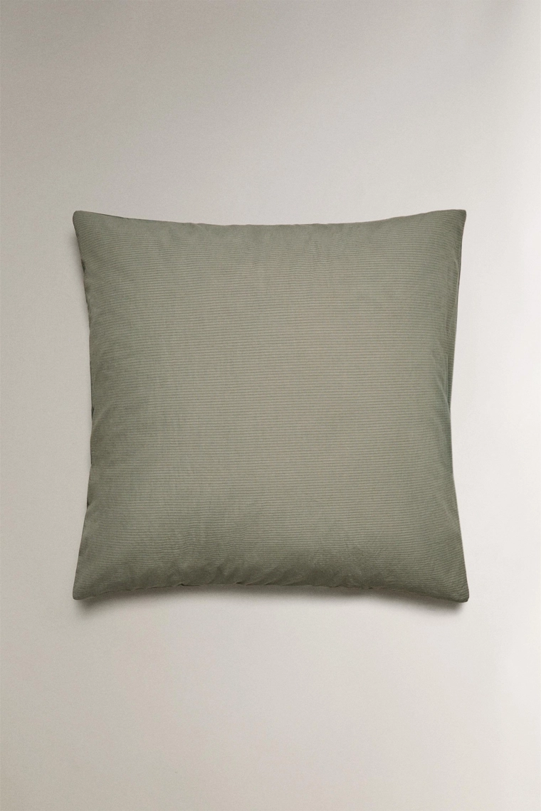 Полосатая хлопковая наволочка