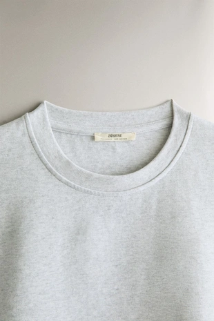 Футболка из хлопка с короткими рукавами- Заказать в России