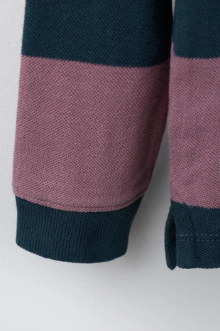 Поло в полоску GARMENT DYE