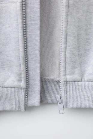 Толстовка на молнии с текстом- Заказать в России