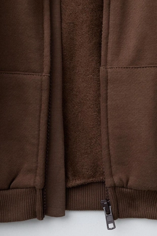 Толстовка на молнии с текстом- Заказать в России