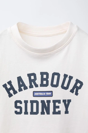 Футболка с рельефным принтом- Заказать в России