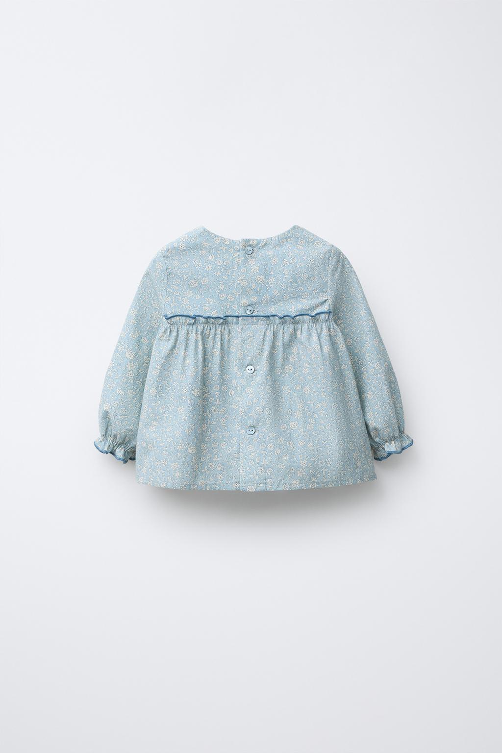 РУБАШКА С ЦВЕТОЧНЫМ ПРИНТОМ