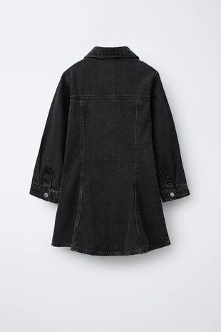 Джинсовое платье с разрезами- Заказать в России