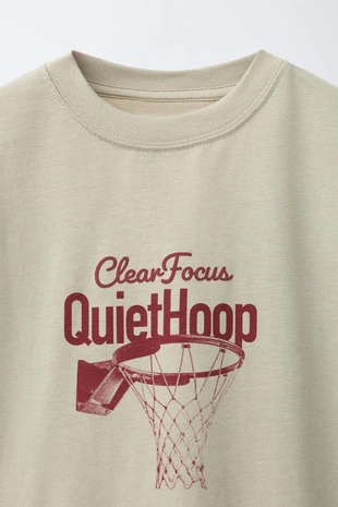 Футболка с принтом «мяч»- Заказать в России