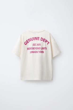 Футболка с текстовым принтом- Заказать в России