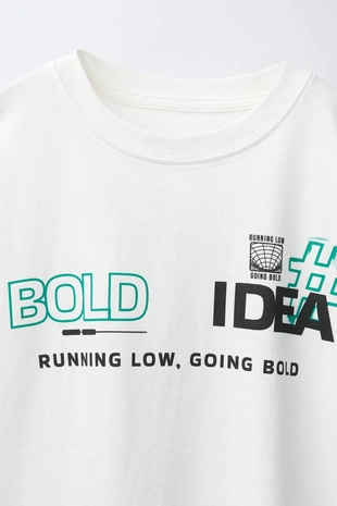 Футболка с текстом граффити- Заказать в России