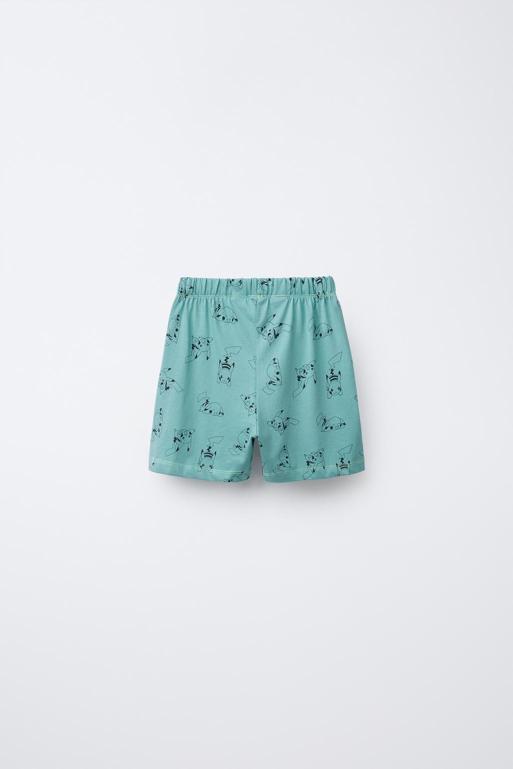 Пижама с футболкой и бермудами pikachu pokémon™ для детей 6-14 лет