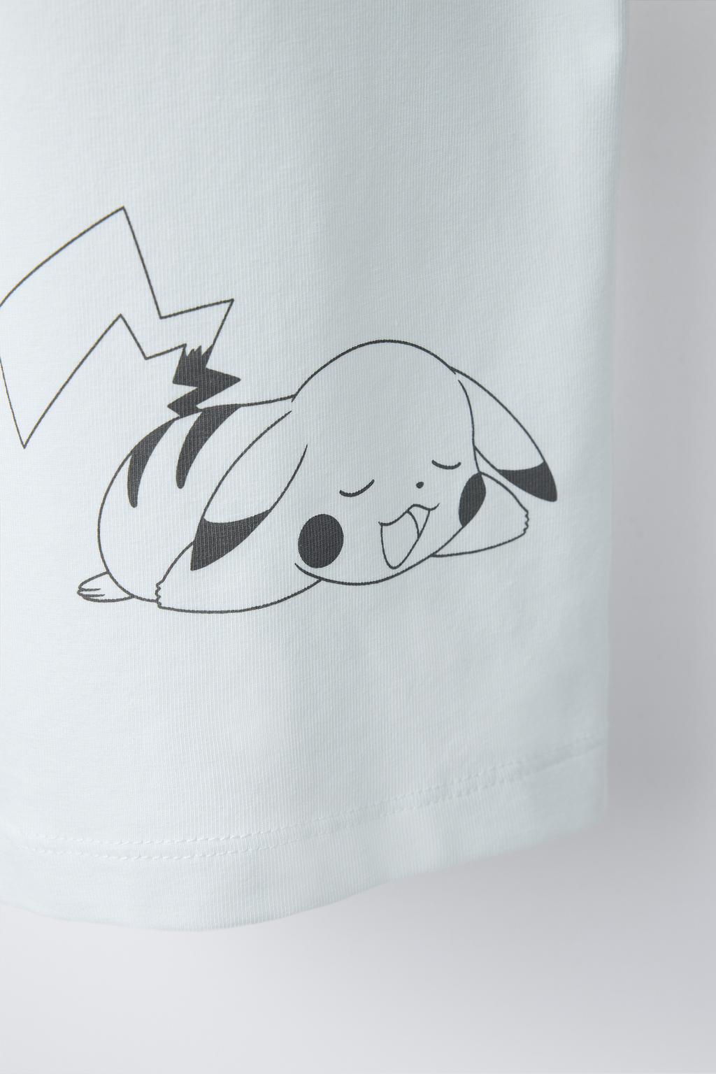 Пижама с футболкой и бермудами pikachu pokémon™ для детей 6-14 лет