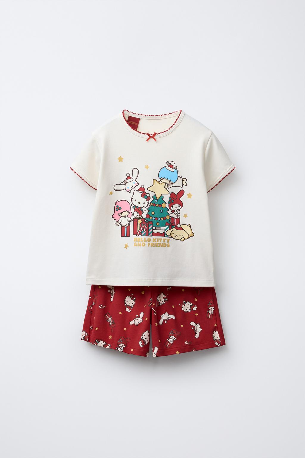 2-6 ЛЕТ/ПИЖАМА С ПРИНТОМ HELLO KITTY AND FRIENDS © SANRIO