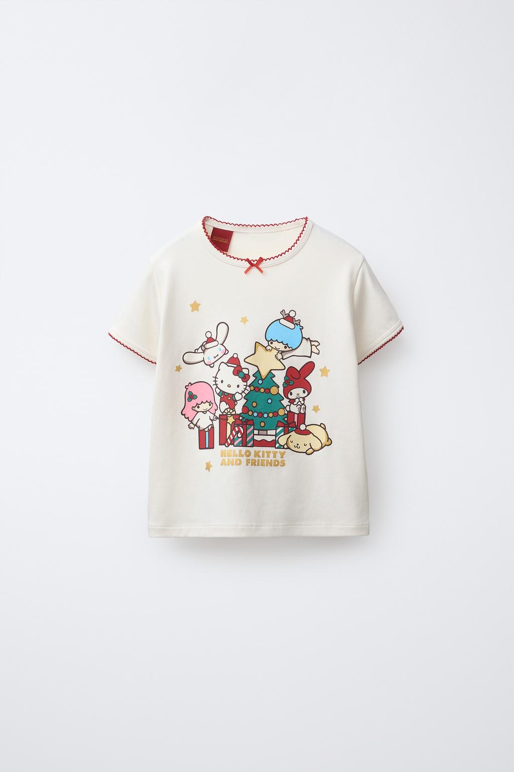 2-6 ЛЕТ/ПИЖАМА С ПРИНТОМ HELLO KITTY AND FRIENDS © SANRIO