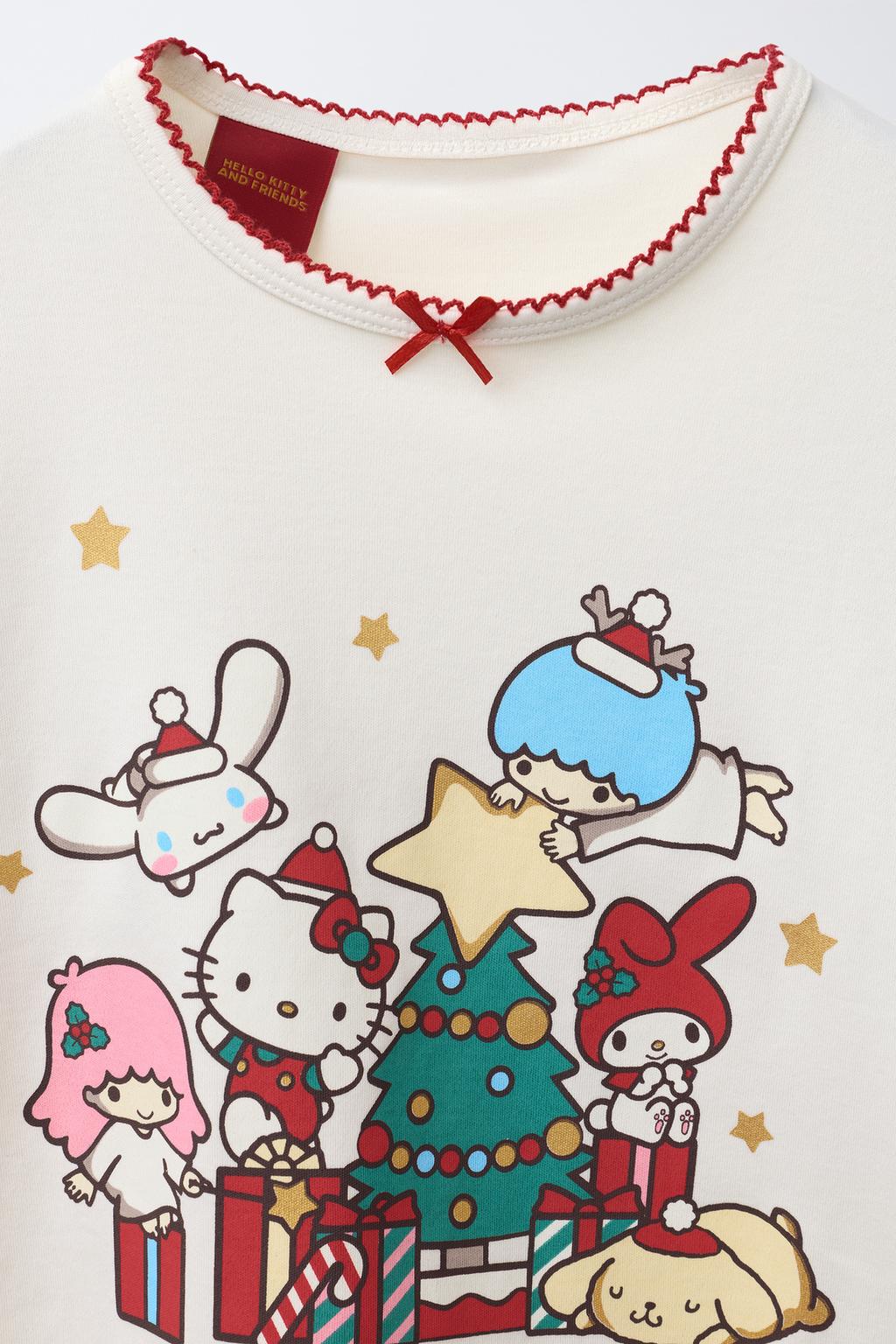 2-6 ЛЕТ/ПИЖАМА С ПРИНТОМ HELLO KITTY AND FRIENDS © SANRIO