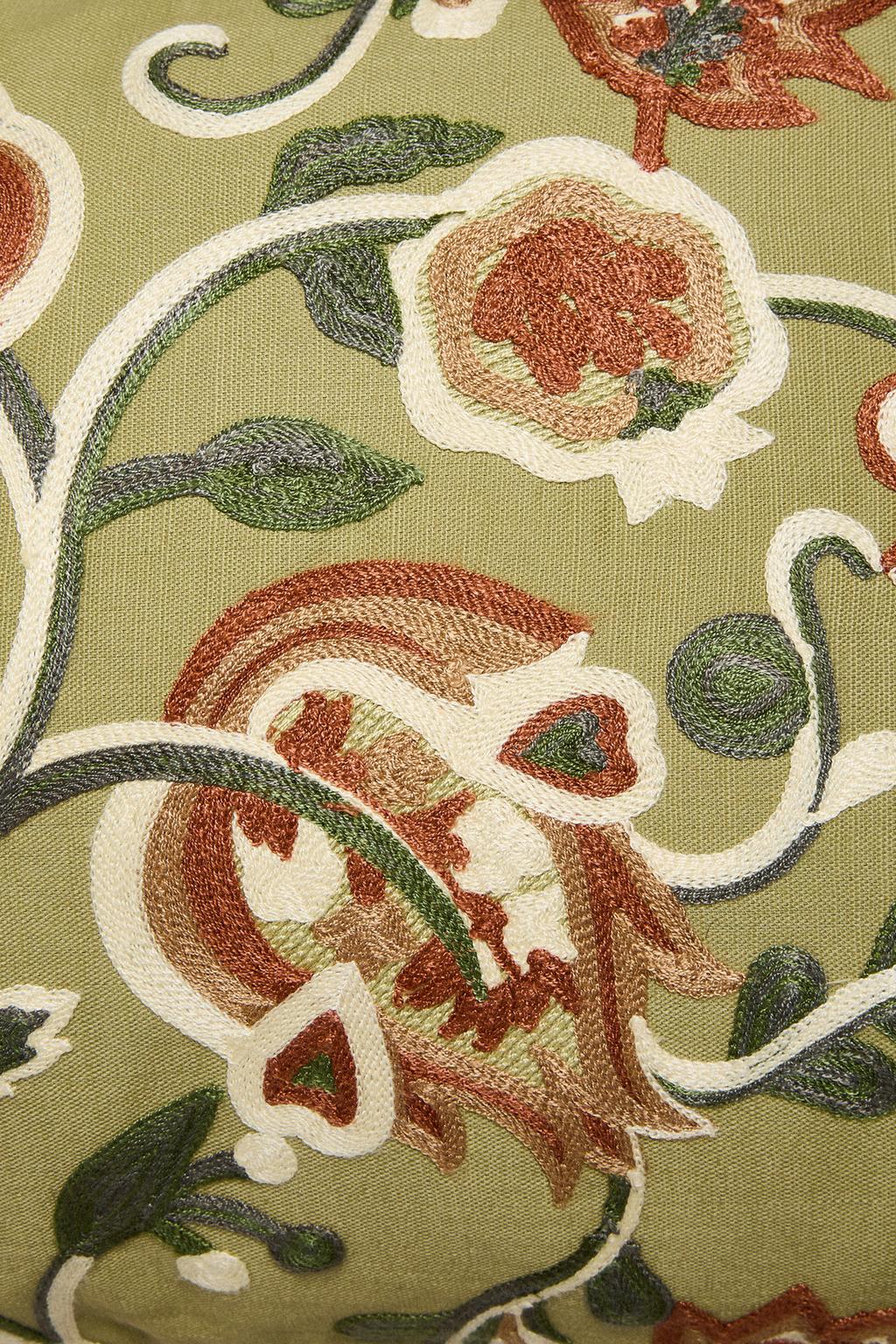 Подушка с вышитой обложкой