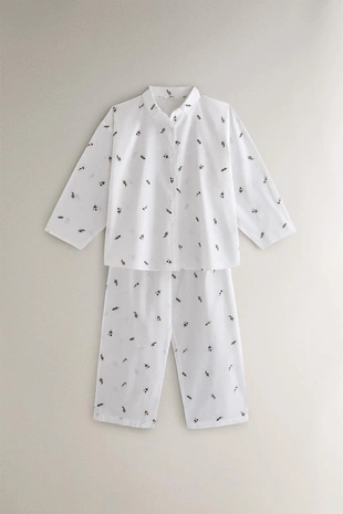 Брюки с цветочной вышивкой- Заказать в России