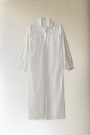 Ночная сорочка с длинным рукавом- Заказать в России