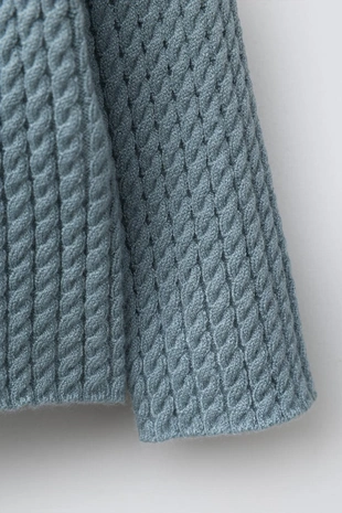 Вязаный джерси с узором «косы»- Заказать в России