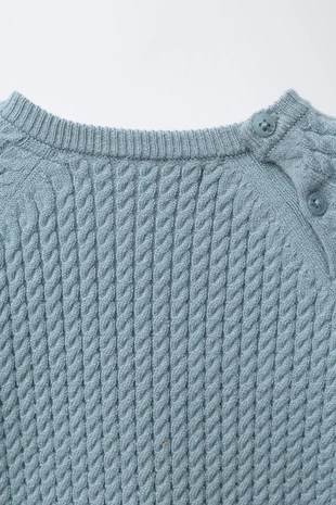 Вязаный джерси с узором «косы»- Заказать в России