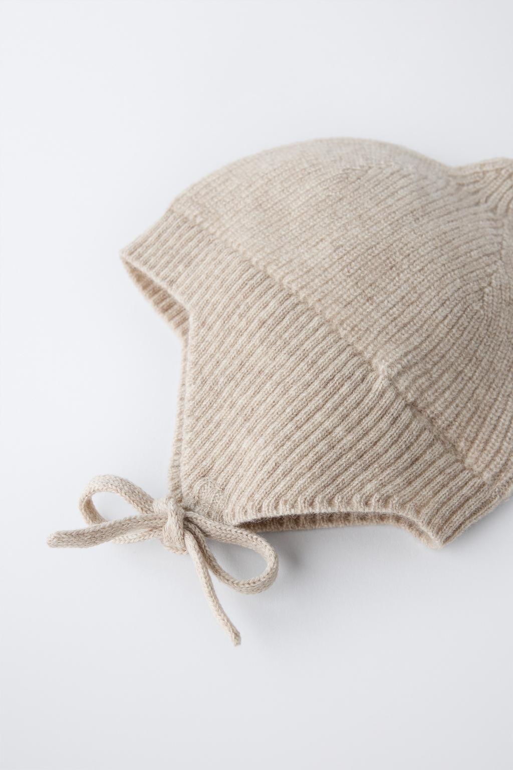 ТРИКОТАЖНЫЙ ЧЕПЧИК С ШЕРСТЬЮ