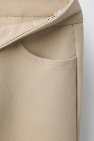 Брюки-клеш в стиле костюмных- Заказать в России