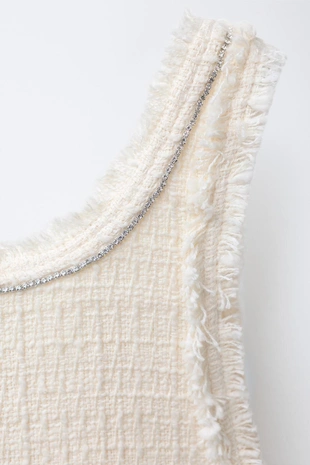 Сарафан с рельефным узором и блестками- Заказать в России