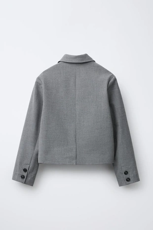 Укороченный блейзер «ёлочка»- Заказать в России