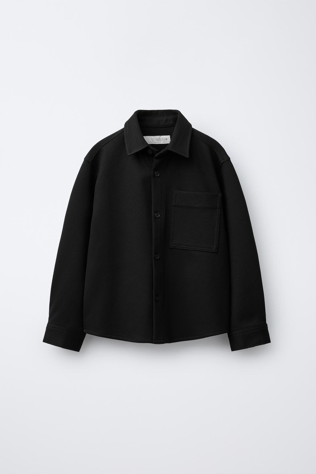 БАЗОВАЯ КУРТКА-РУБАШКА С КАРМАНОМ