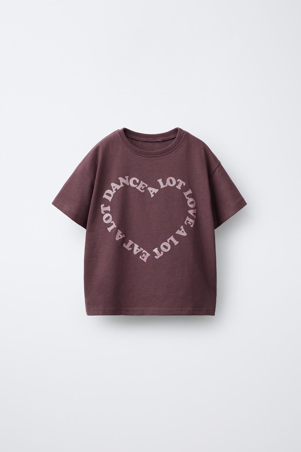 ФУТБОЛКА С ТЕКСТОВЫМ ПРИНТОМ И БЛЁСТКАМИ