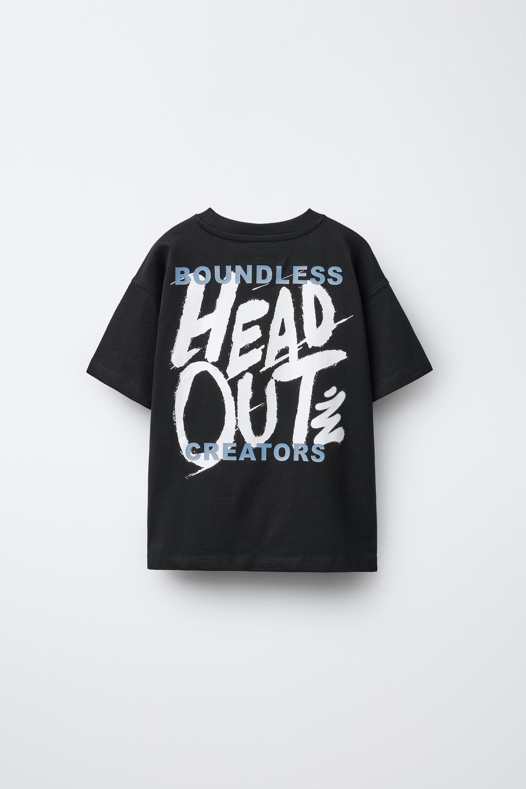 ФУТБОЛКА С ГРАФФИТИ-ПРИНТОМ