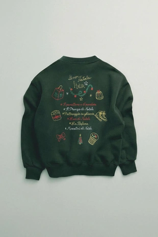 Толстовка с вышивкой «города»- Заказать в России