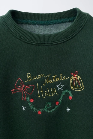 Толстовка с вышивкой «города»- Заказать в России