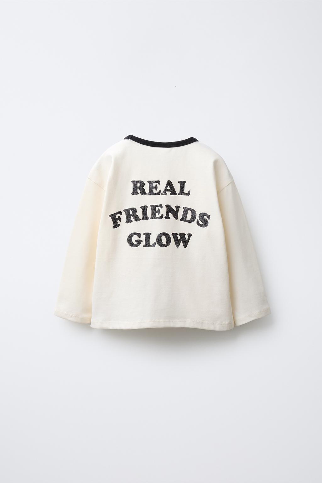 ЛОНГСЛИВ С БЛЕСТЯЩИМ ПРИНТОМ