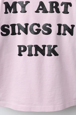 Лонгслив с блестящим принтом