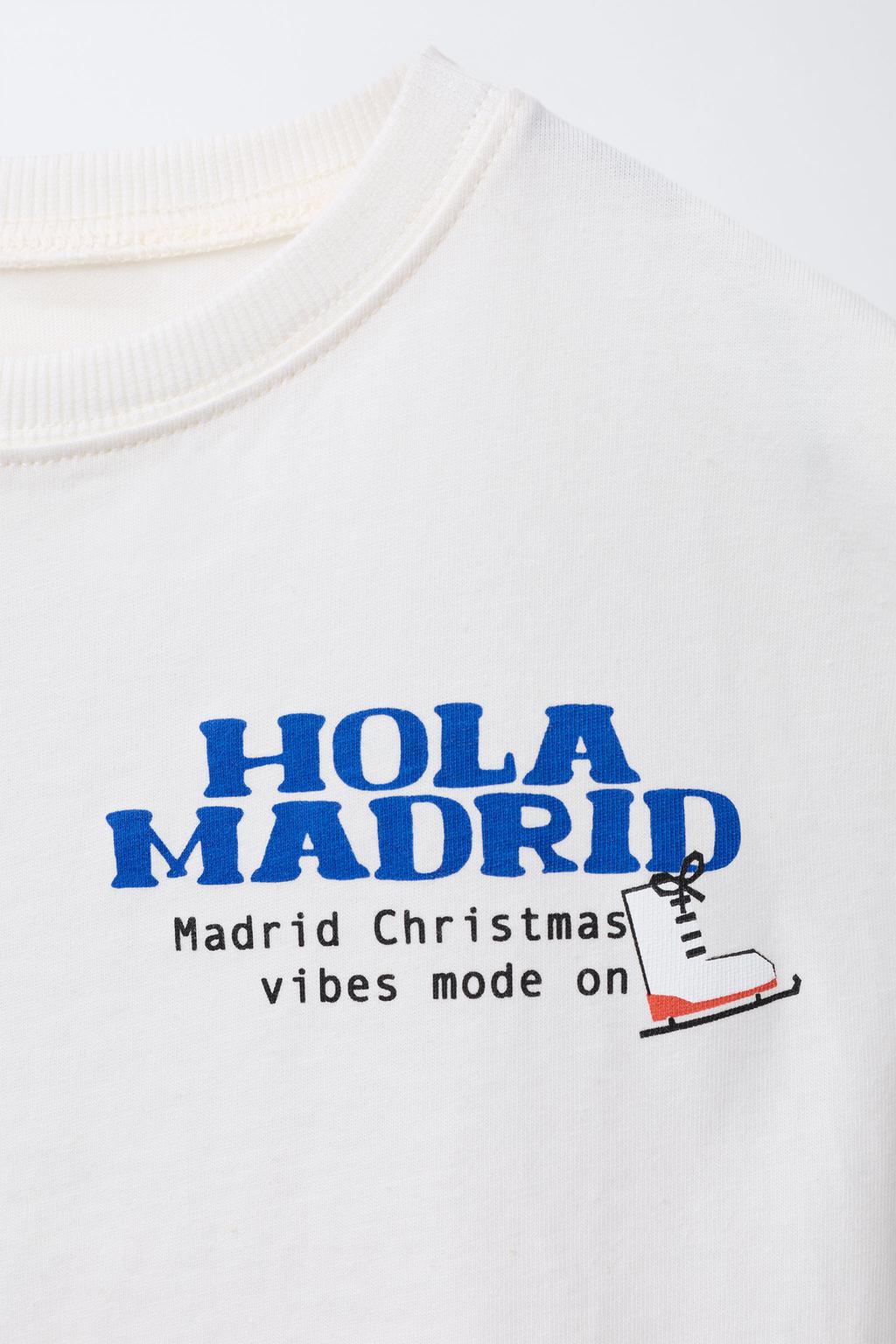 ЛОНГСЛИВ С НАДПИСЬЮ «МАДРИД»