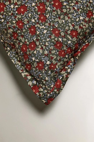 Купить Zara Подушка FLORAL CHRISTMAS LETTER N