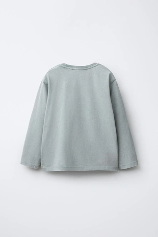 6-14 лет/пижама с эффектом стираной ткани и вышивкой- Заказать в России