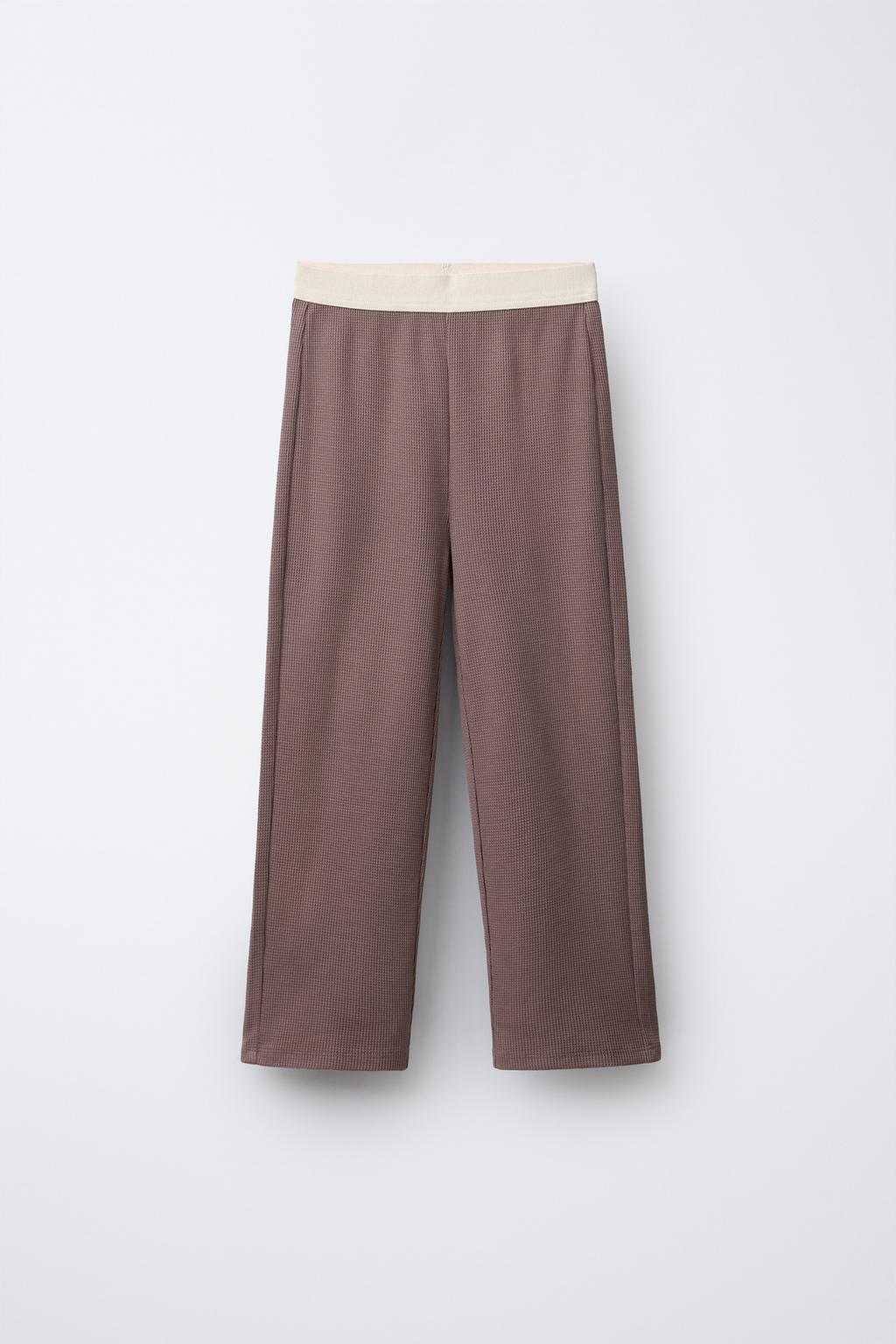 6-14 ЛЕТ/ПИЖАМА ВАФЕЛЬНАЯ С ВЫШИТЫМ ТЕКСТОМ