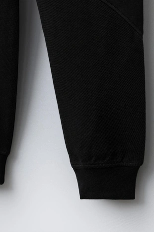 Брюки-джоггеры из ткани интерлок в сочетании с пике- Заказать в России