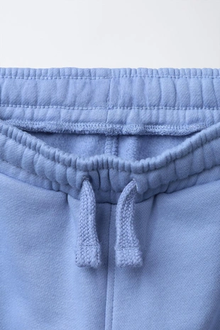 Light blue | 0935/684/406 - Zara Джоггеры из мягкой ткани с этикеткой