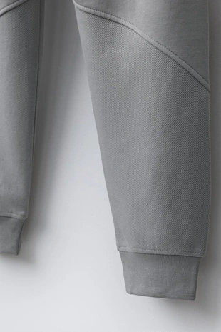 Брюки из комбинированного футера и пике- Заказать в России