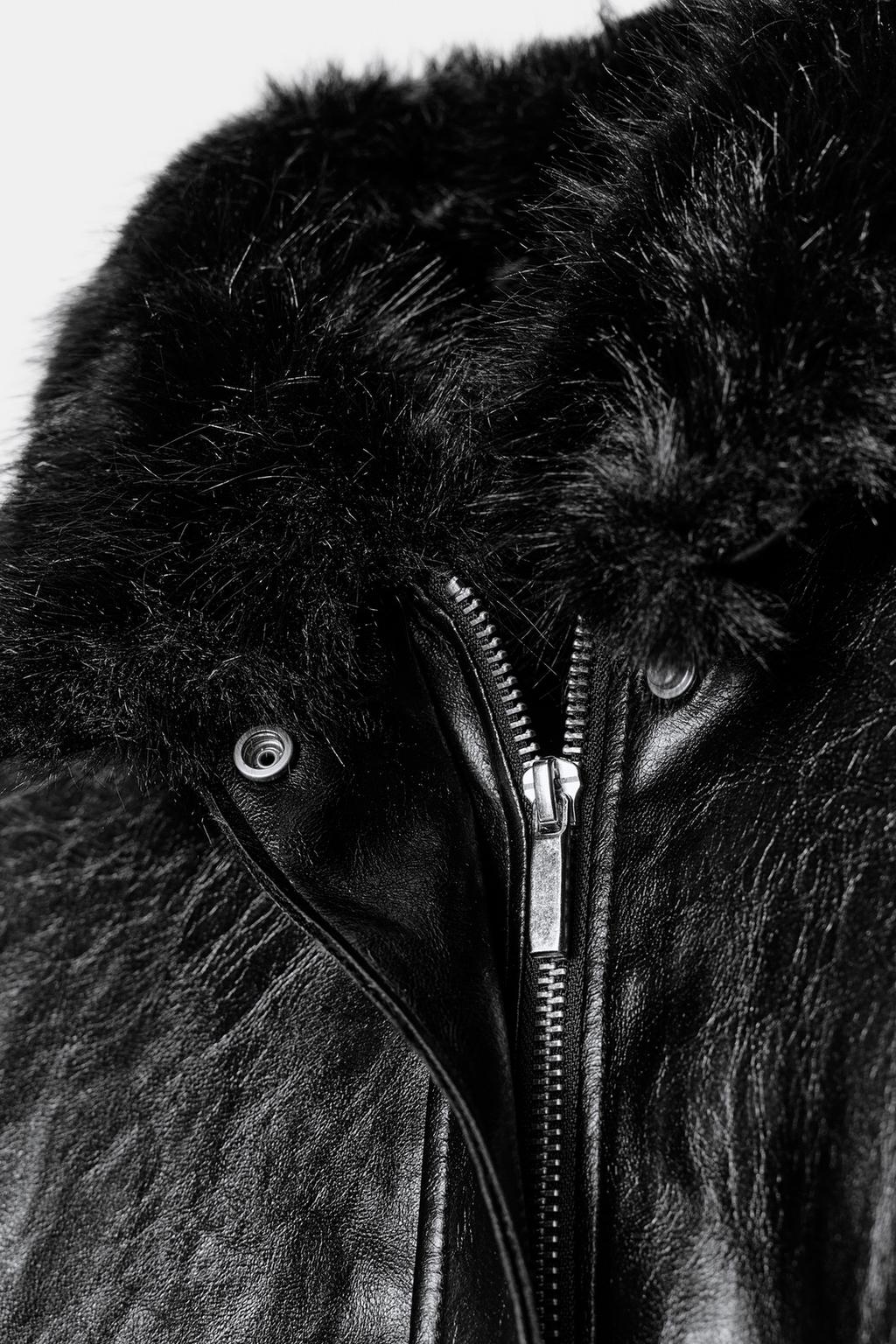 КУРТКА ИЗ ИСКУССТВЕННОЙ КОЖИ — ZW COLLECTION