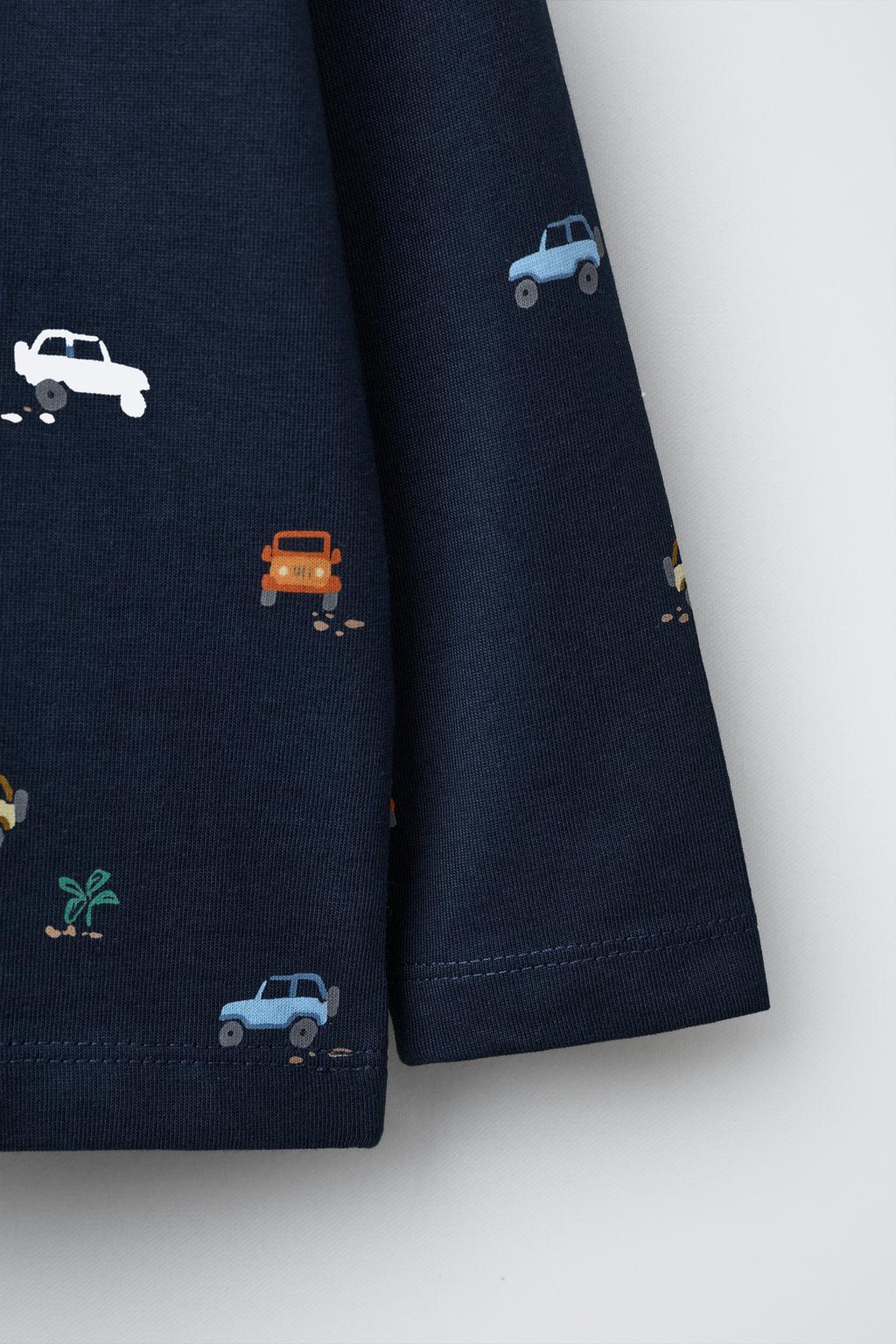 ФУТБОЛКА С ПРИНТОМ «МАШИНЫ»