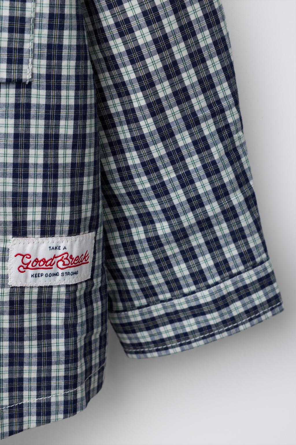 КУРТКА-РУБАШКА В КЛЕТКУ С КАПЮШОНОМ