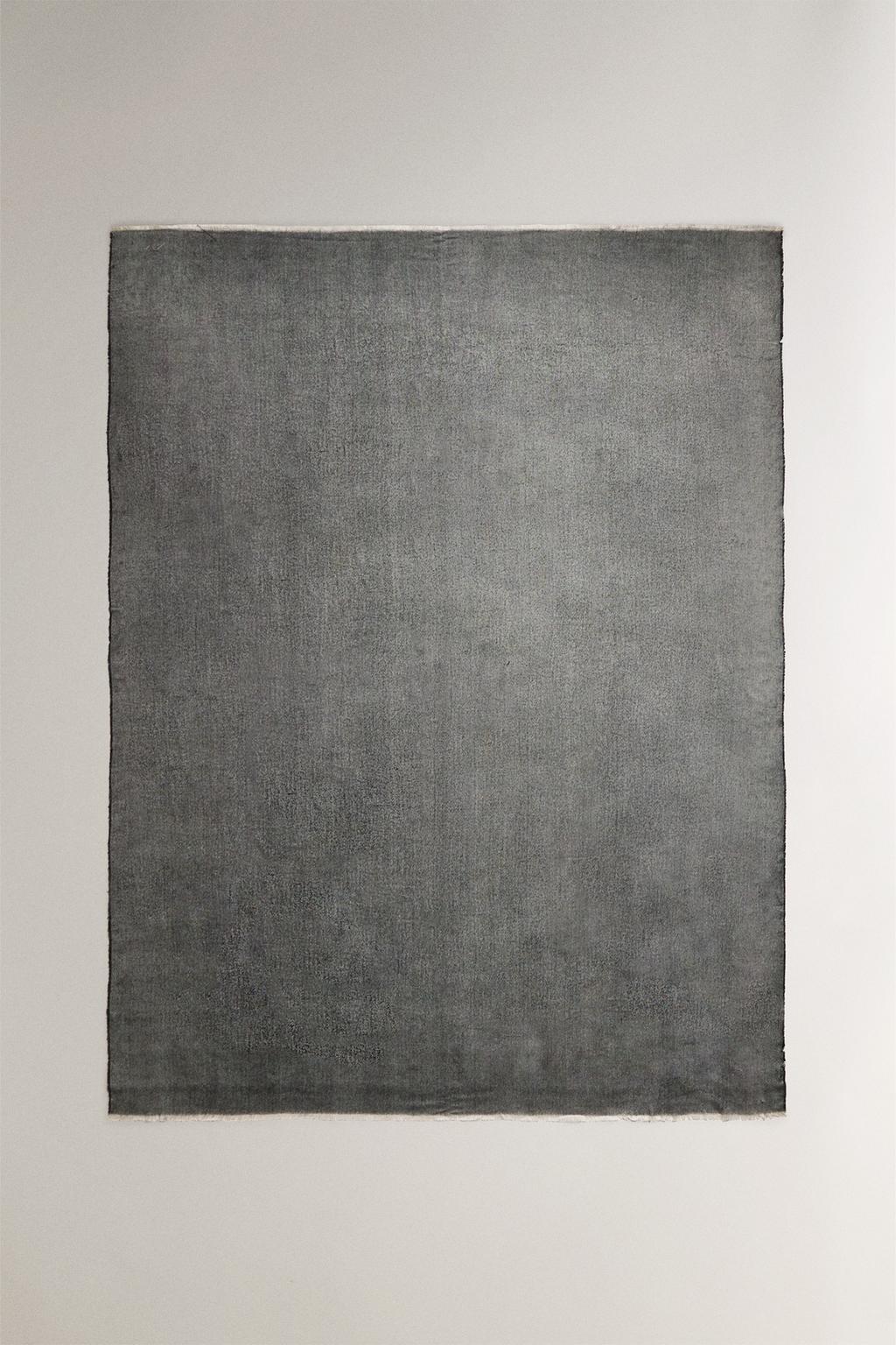 Легкое одеяло с бахромой