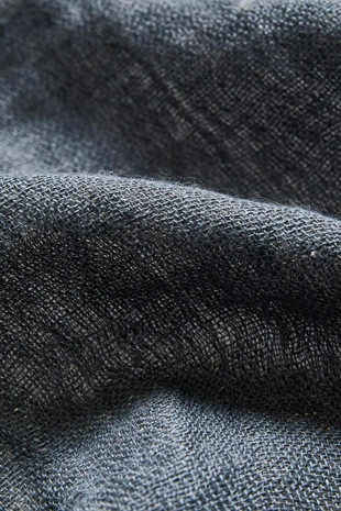 Плед из льна с обратной стороной и бахромой- Заказать в России